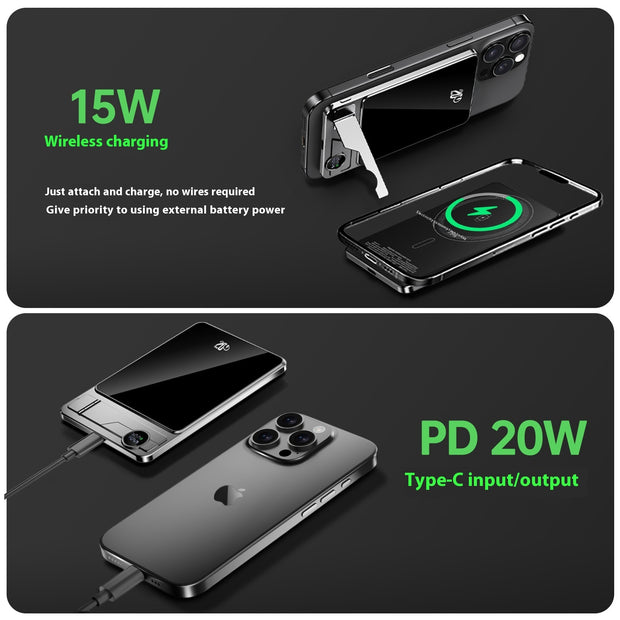 Ultra-thin MagSafe Magnetic Wireless Power Bank