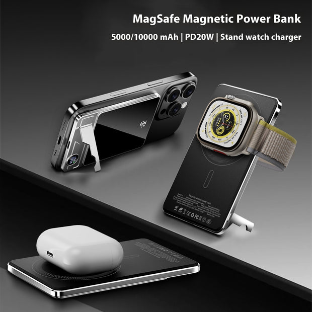 Ultra-thin MagSafe Magnetic Wireless Power Bank
